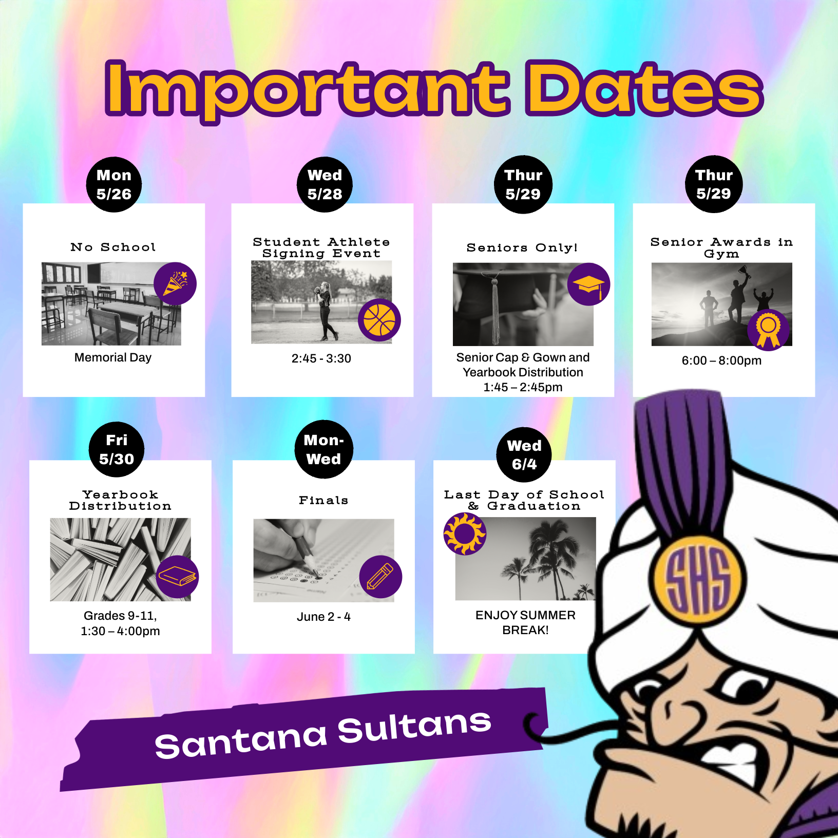 Important Dates
