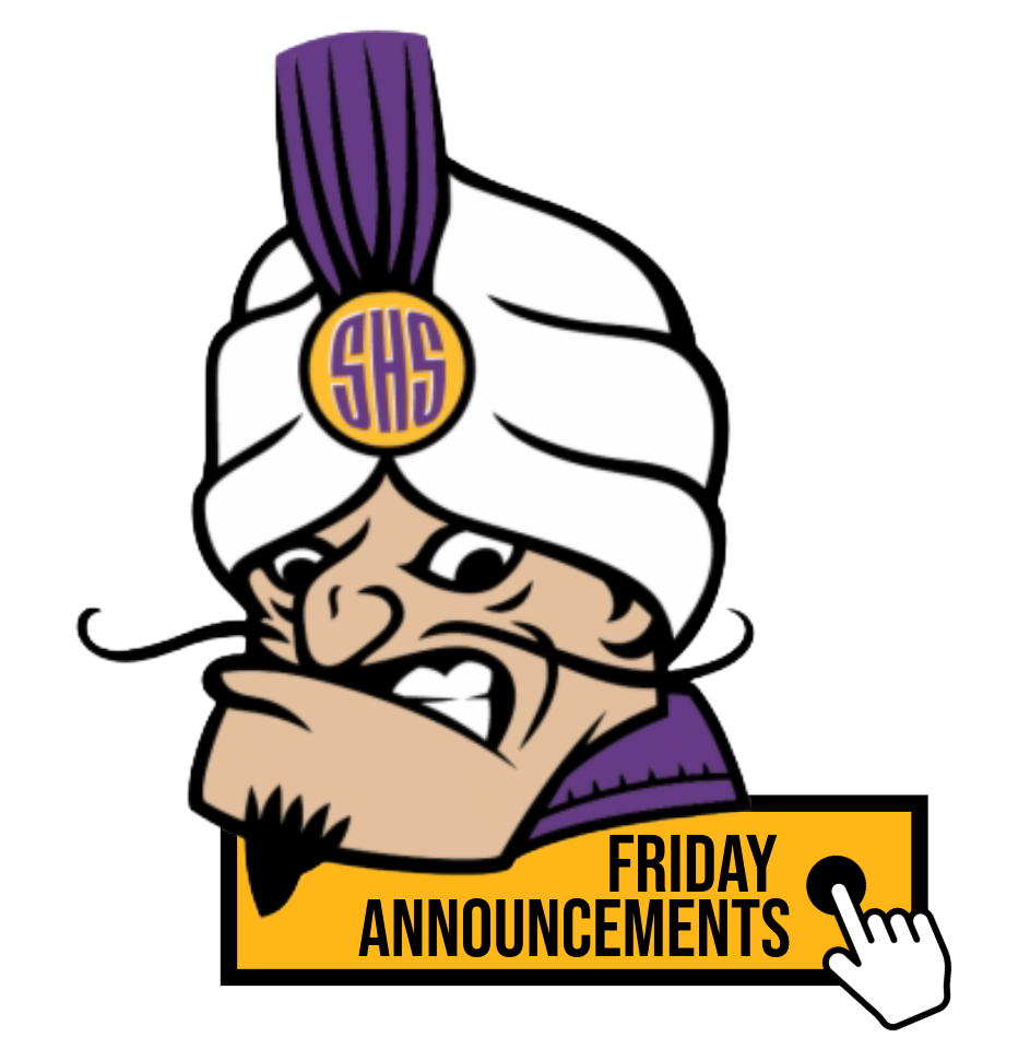 Santana Sultans Friday Announcments