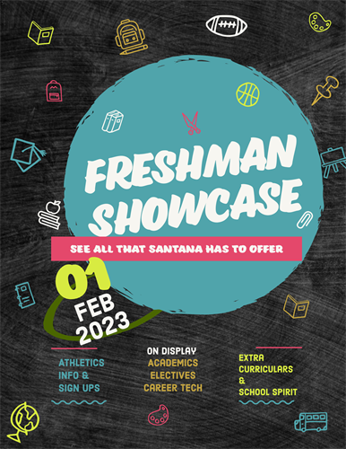 Freshman Showcase - Click for readable PDF