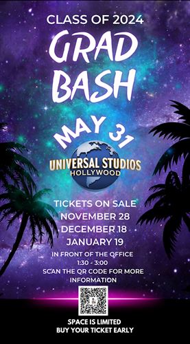 Grad Bash Ticket Sales - Click for readable PDF